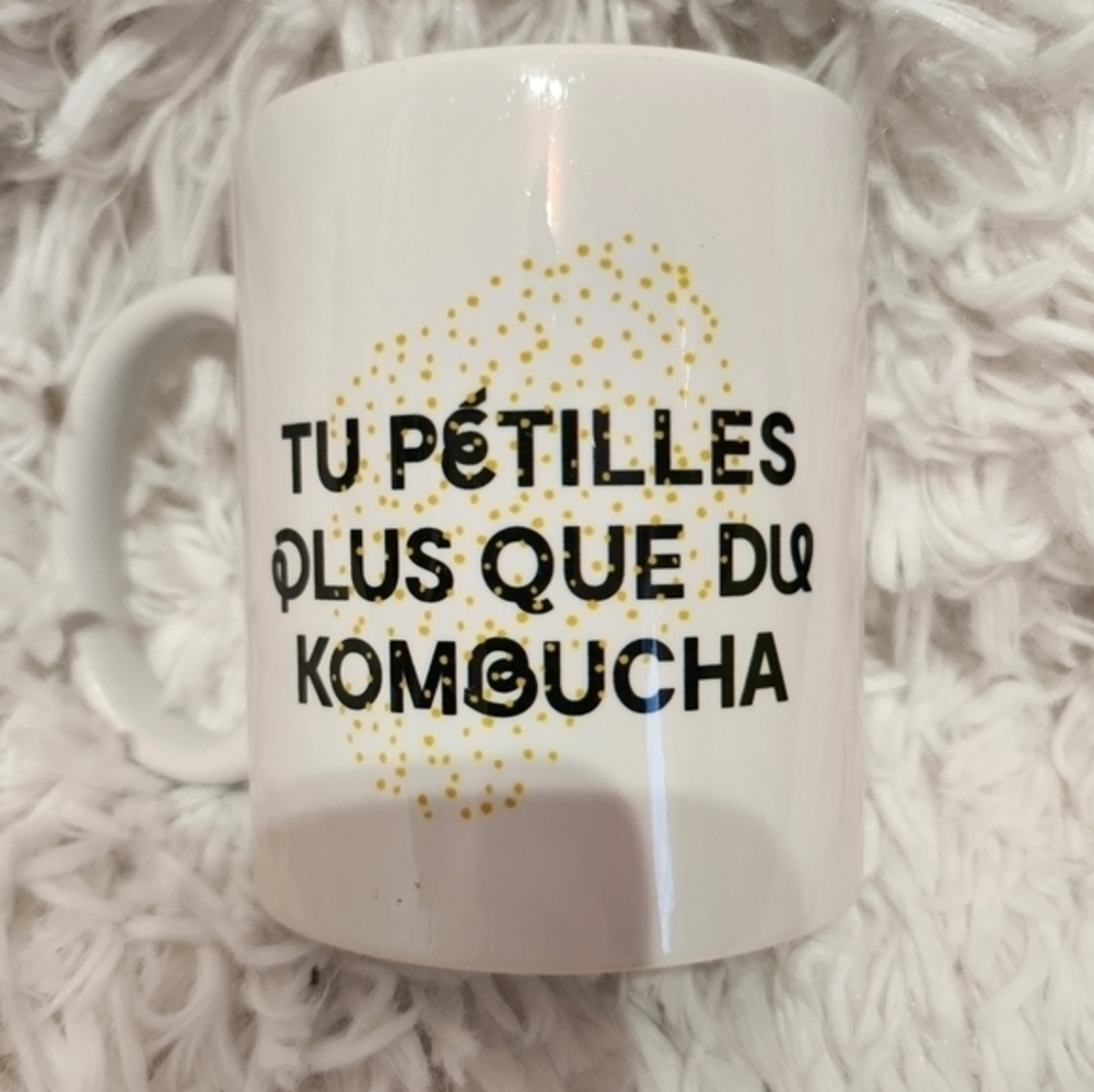 French‎ tagline ceramic mug